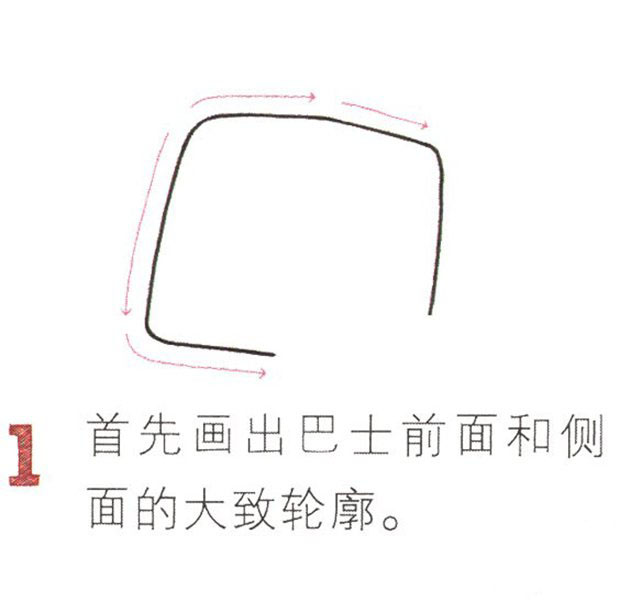 公共汽車的<a href=http://www.inspiredelm.com/jianbihua/ target=_blank class=infotextkey>簡筆畫</a>圖片-雙層巴士