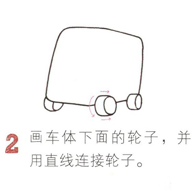公共汽車的<a href=http://www.inspiredelm.com/jianbihua/ target=_blank class=infotextkey>簡筆畫</a>圖片-雙層巴士