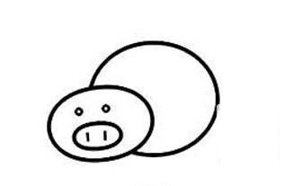 萌萌的小豬圖片<a href=http://www.inspiredelm.com/jianbihua/ target=_blank class=infotextkey>簡(jiǎn)筆畫(huà)</a>步驟