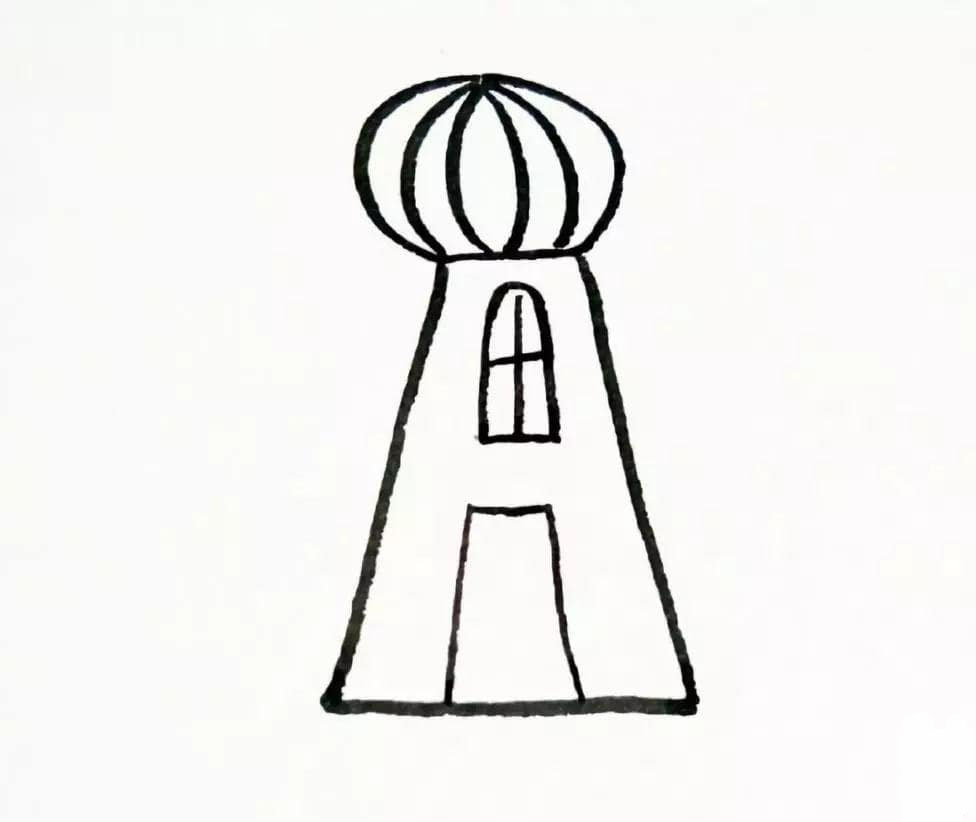 教堂<a href=http://www.inspiredelm.com/jianbihua/ target=_blank class=infotextkey>簡(jiǎn)筆畫(huà)</a>繪畫(huà)教程步驟