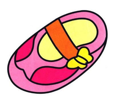 鞋子簡筆畫兒童畫教程