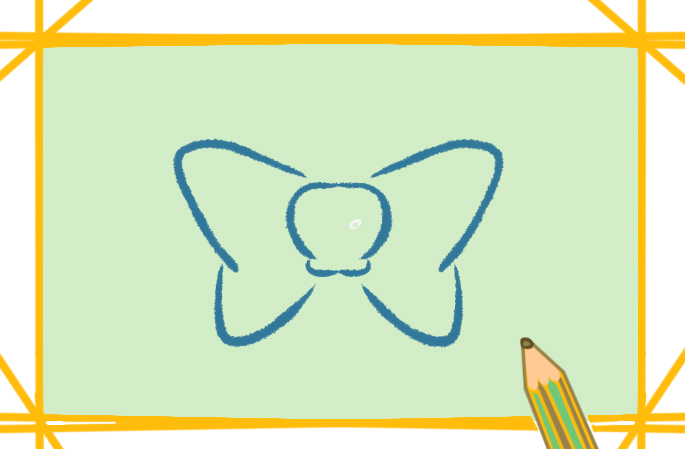 漂亮的蝴蝶結<a href=http://www.inspiredelm.com/jianbihua/ target=_blank class=infotextkey>簡筆畫</a>彩色教程好看簡單
