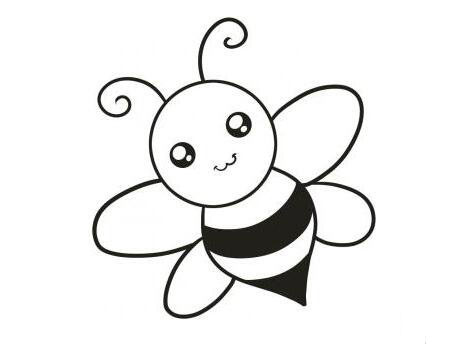 蜜蜂的<a href=http://www.inspiredelm.com/jianbihua/ target=_blank class=infotextkey>簡(jiǎn)筆畫</a>步驟-勤勞的小蜜蜂