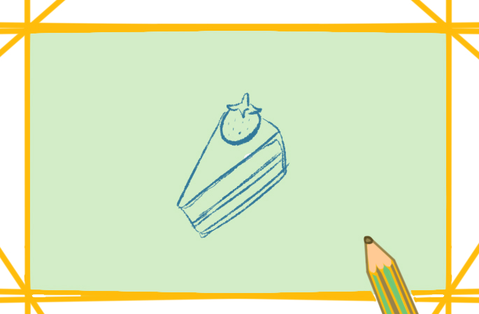 草莓蛋糕<a href=http://www.inspiredelm.com/jianbihua/ target=_blank class=infotextkey>簡筆畫</a>帶顏色怎么畫