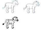 斑馬的簡(jiǎn)筆畫教程-動(dòng)物簡(jiǎn)筆畫畫法