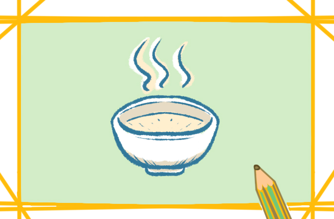 粥怎么畫簡(jiǎn)單又好看的簡(jiǎn)筆畫圖片_粥簡(jiǎn)筆畫圖片大全