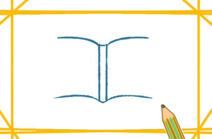 翻開的書籍<a href=http://www.inspiredelm.com/jianbihua/ target=_blank class=infotextkey>簡(jiǎn)筆畫</a>教程