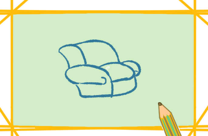 沙發(fā)<a href=http://www.inspiredelm.com/jianbihua/ target=_blank class=infotextkey>簡筆畫</a>帶顏色怎么畫