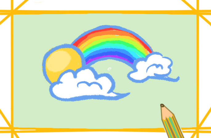 彩虹<a href=http://www.inspiredelm.com/jianbihua/ target=_blank class=infotextkey>簡筆畫</a>圖片大全彩色卡通的圖片怎么畫
