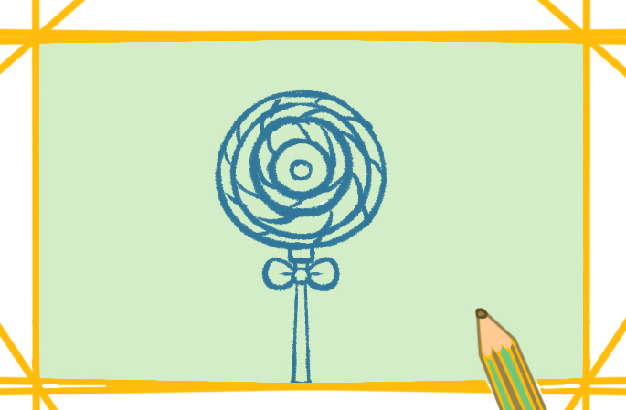 波板糖<a href=http://www.inspiredelm.com/jianbihua/ target=_blank class=infotextkey>簡筆畫</a>七彩色圖片怎么畫