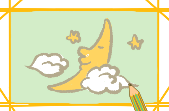 月亮卡通圖片<a href=http://www.inspiredelm.com/jianbihua/ target=_blank class=infotextkey>簡筆畫</a>圖片怎么畫