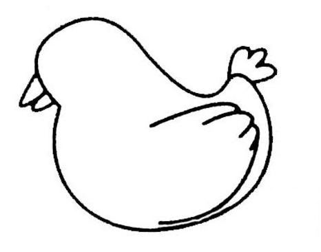 雞怎么畫<a href=http://www.inspiredelm.com/jianbihua/ target=_blank class=infotextkey>簡(jiǎn)筆畫</a>圖片-老母雞