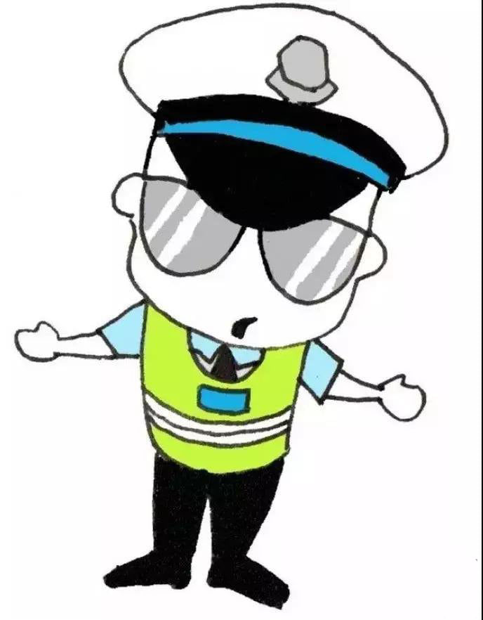 警察叔叔<a href=http://www.inspiredelm.com/jianbihua/ target=_blank class=infotextkey>簡筆畫</a>繪畫步驟