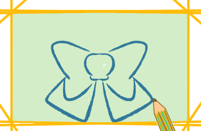 漂亮的蝴蝶結<a href=http://www.inspiredelm.com/jianbihua/ target=_blank class=infotextkey>簡筆畫</a>彩色教程好看簡單