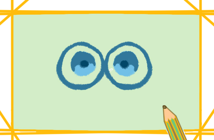 眼睛<a href=http://www.inspiredelm.com/jianbihua/ target=_blank class=infotextkey>簡筆畫</a>可愛卡通的圖片怎么畫