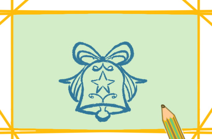 圣誕節(jié)鈴鐺<a href=http://www.inspiredelm.com/jianbihua/ target=_blank class=infotextkey>簡(jiǎn)筆畫</a>漂亮的圖片怎么畫