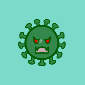 超簡(jiǎn)單的新型冠狀病毒簡(jiǎn)筆畫(huà)原創(chuàng)教程步驟