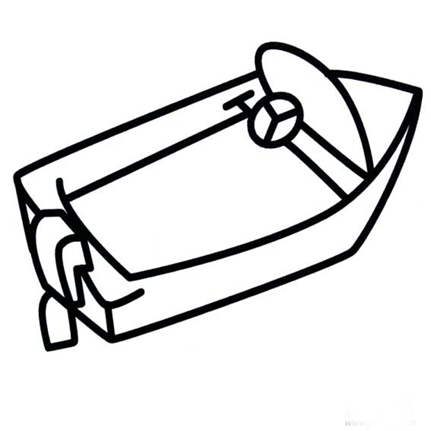 快艇的簡(jiǎn)筆畫圖片