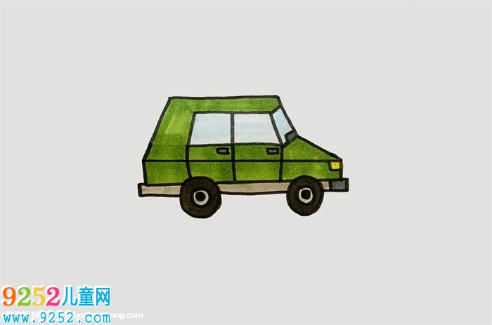 一步一步畫絕地求生車