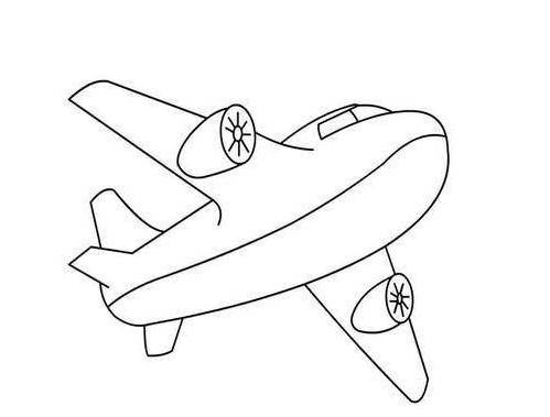 客機(jī)簡筆教程