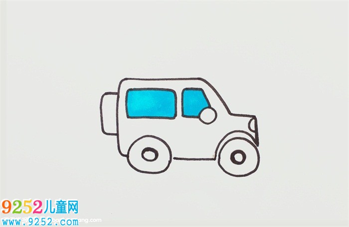 簡易車畫法