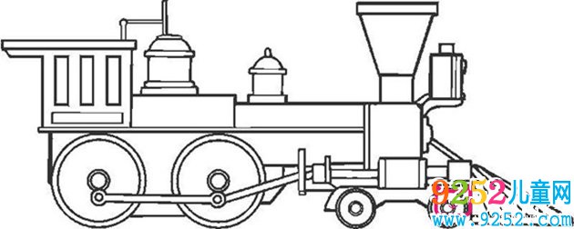 蒸汽火車<a href=http://www.inspiredelm.com/jianbihua/ target=_blank class=infotextkey>簡筆畫</a>圖片