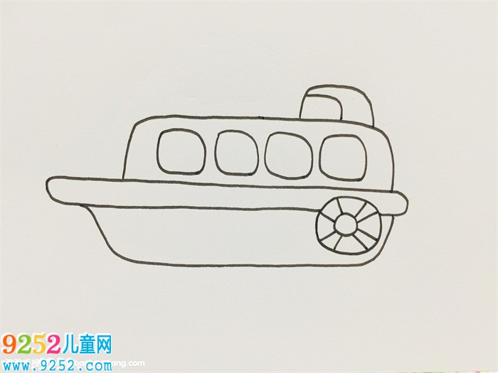 小艇怎么畫