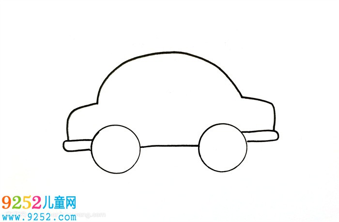 兒童怎樣畫汽車