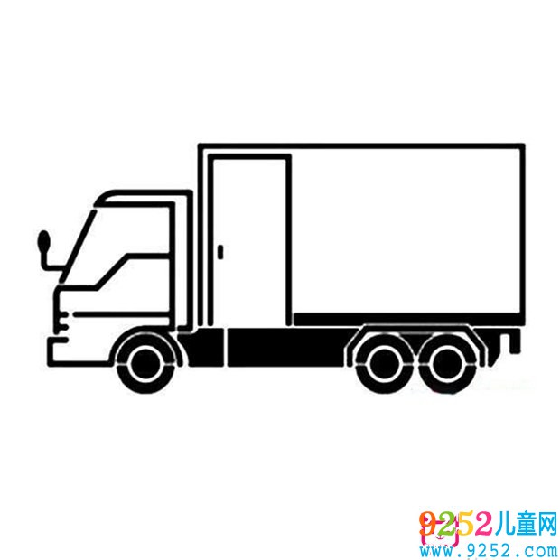 廂貨車<a href=http://www.inspiredelm.com/jianbihua/ target=_blank class=infotextkey>簡筆畫</a>圖片