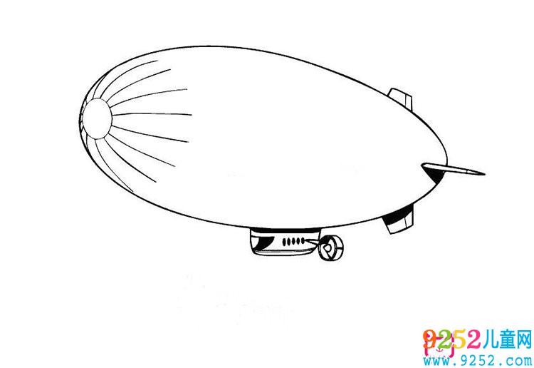 飛艇<a href=http://www.inspiredelm.com/jianbihua/ target=_blank class=infotextkey>簡筆畫</a>圖片