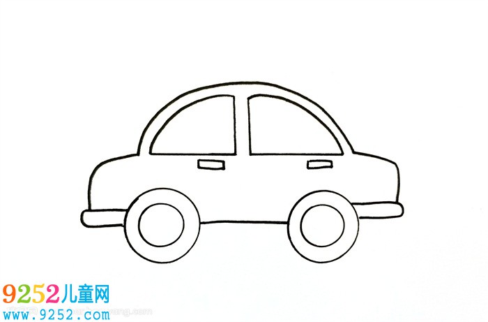 兒童怎樣畫汽車