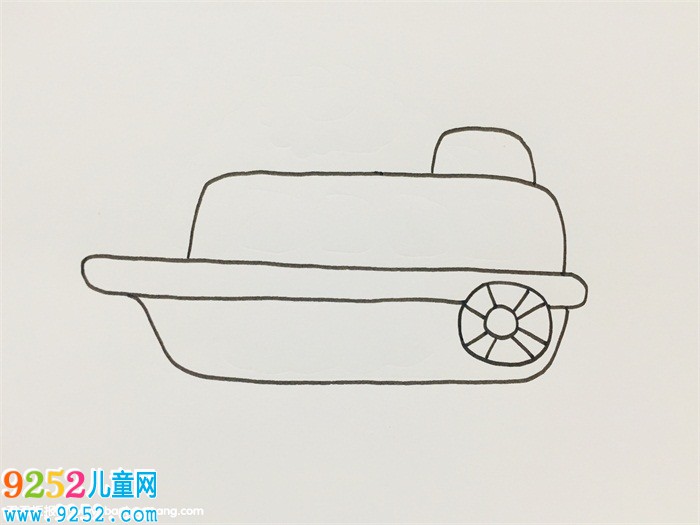 小艇怎么畫