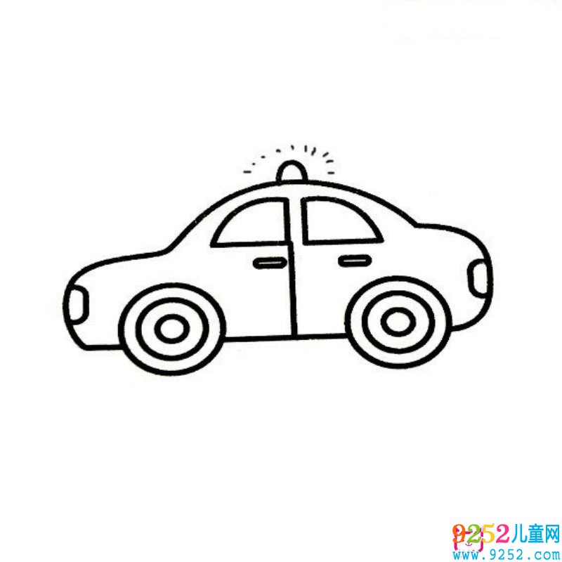 警車<a href=http://www.inspiredelm.com/jianbihua/ target=_blank class=infotextkey>簡(jiǎn)筆畫</a>