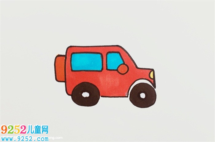 簡易車畫法