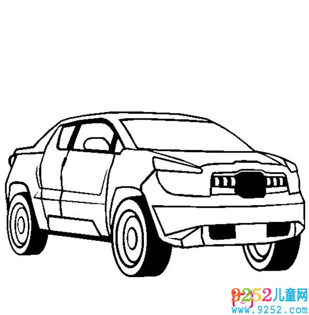 豐田汽車<a href=http://www.inspiredelm.com/jianbihua/ target=_blank class=infotextkey>簡筆畫</a>圖片