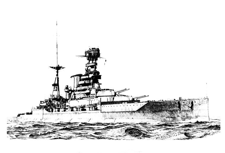 驅(qū)逐艦簡筆畫圖片