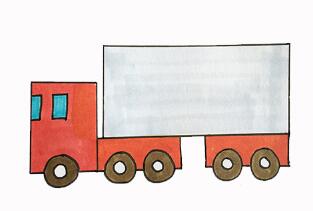 大貨車怎么畫？