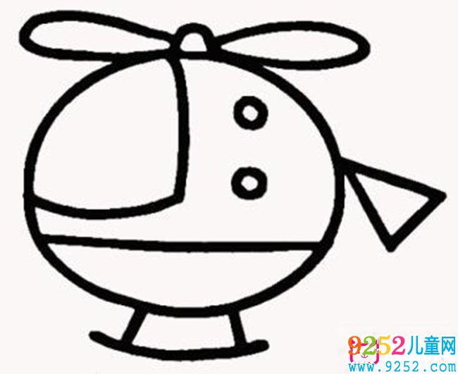 交通工具直升飛機<a href=http://www.inspiredelm.com/jianbihua/ target=_blank class=infotextkey>簡筆畫</a>