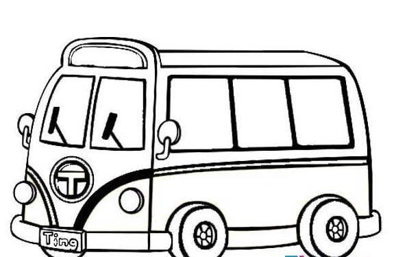 校車卡通簡筆