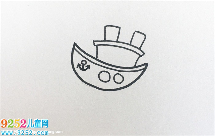 游輪怎么畫