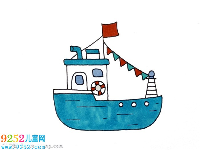 游艇怎么畫