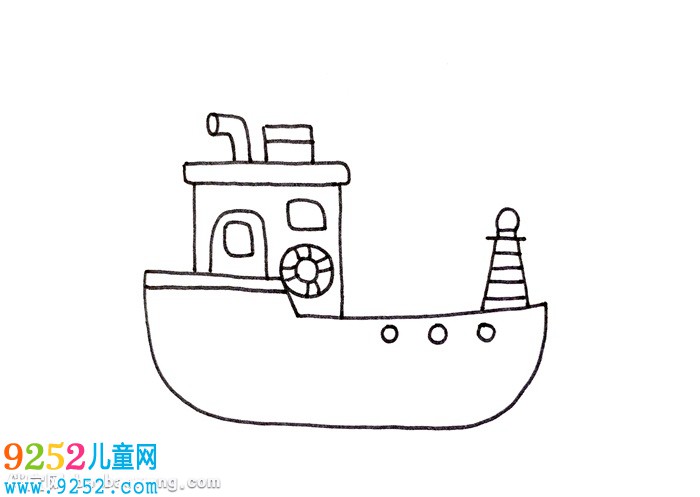 游艇怎么畫