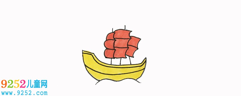 好看的帆船畫法