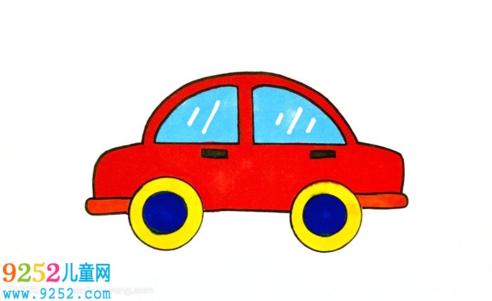 兒童怎樣畫汽車