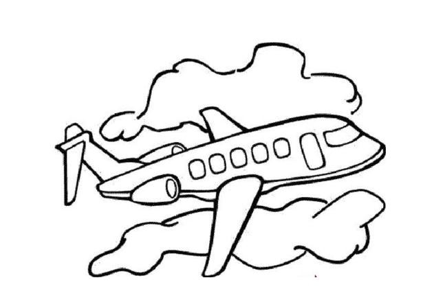 客機(jī)簡筆教程