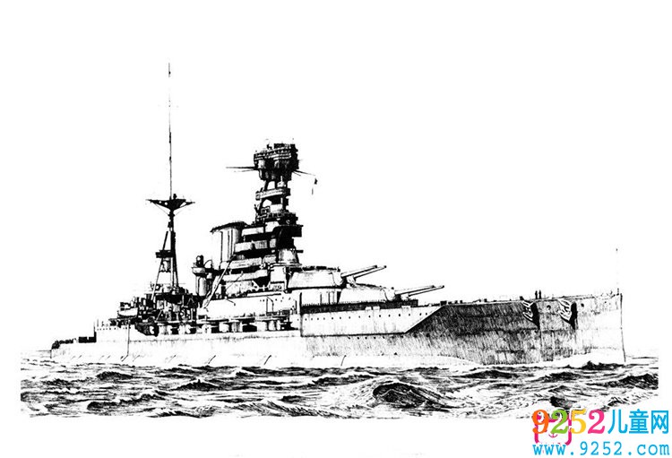 驅(qū)逐艦<a href=http://www.inspiredelm.com/jianbihua/ target=_blank class=infotextkey>簡(jiǎn)筆畫(huà)</a>圖片