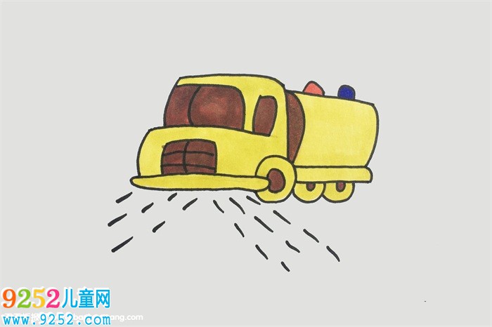 灑水車怎么畫