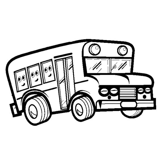 校車卡通簡筆