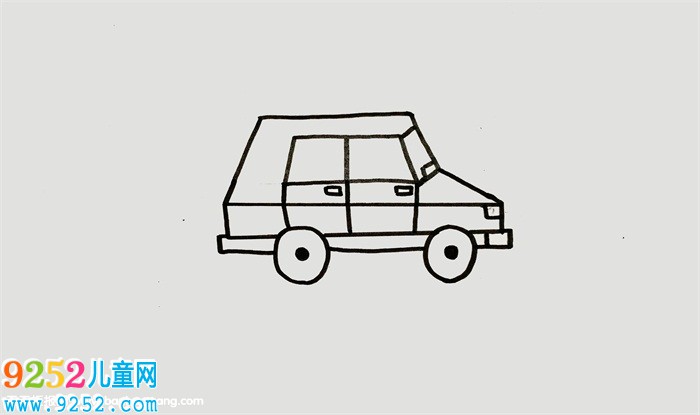 一步一步畫絕地求生車