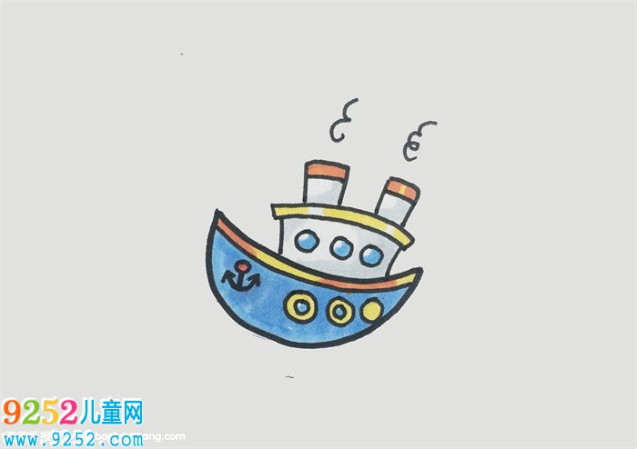 游輪怎么畫